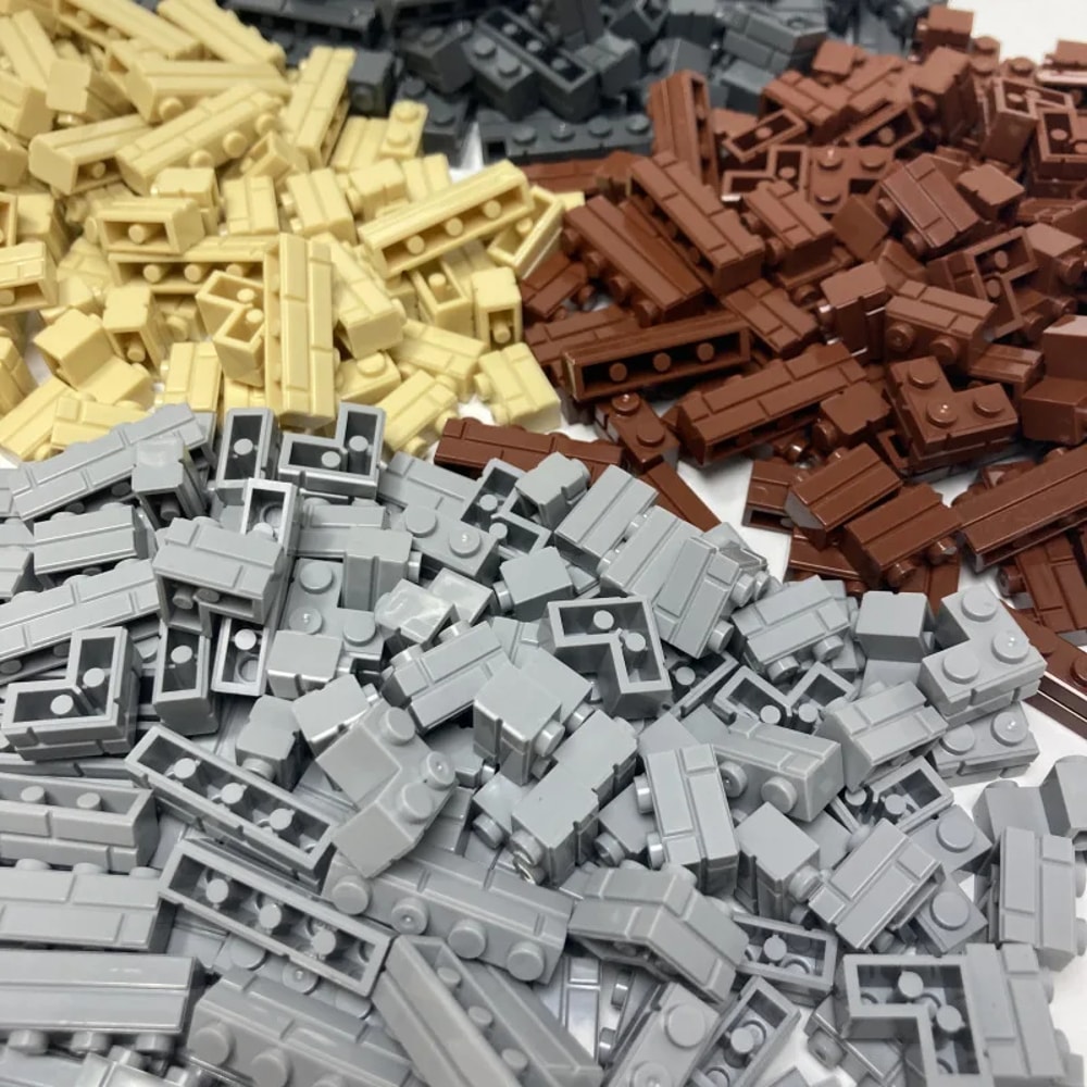 Building Block Simulation City Wall Brick Construction Set For Kids 0