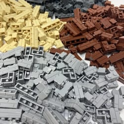 building block simulation city wall brick construction set for kids