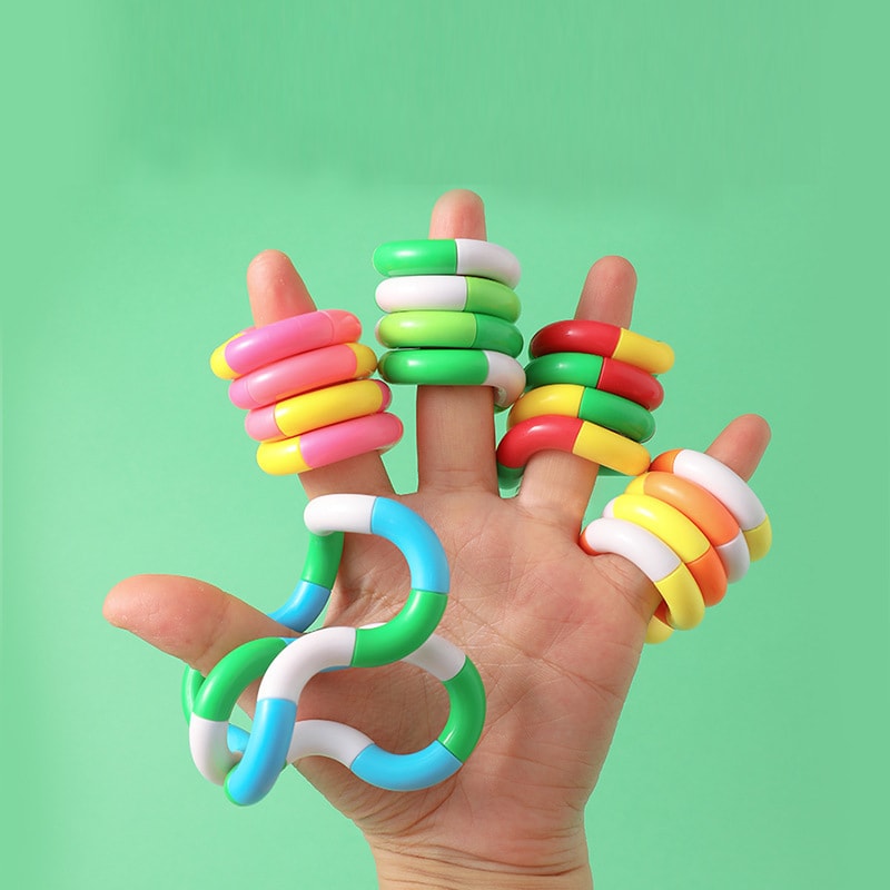 Fun Twist Music Puzzle Toy for Kids & Adults - Stress Relief & Educational Rope Knot Deformation Toy