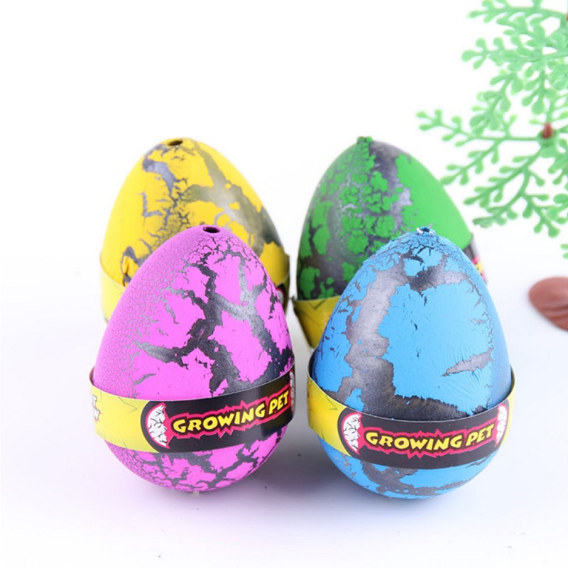 Magic Hatching Growing Dinosaur Egg Toy Educational Fun WaterGrowing Egg For Kids Dinosaur Hatchin 0