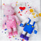 Cartoon Mini Love Bear DIY Building Block Toy with Light, Perfect Gift for Kids