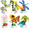DIY Mini Butterfly Insect Potted Plant Bonsai Flower Block Decoration Building Block Figure Toy Fo 3