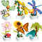 DIY Mini Butterfly Insect Potted Plant Bonsai Flower Block Decoration Building Block Figure Toy Fo 3