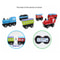 Wooden Magnetic Train Toy Set For Kids Locomotive Railway Track Vehicles Perfect Birthday Gift 1