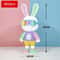 DIY Kids Toy Candy Rabbit Colorful Mini Model Desktop Decoration 3