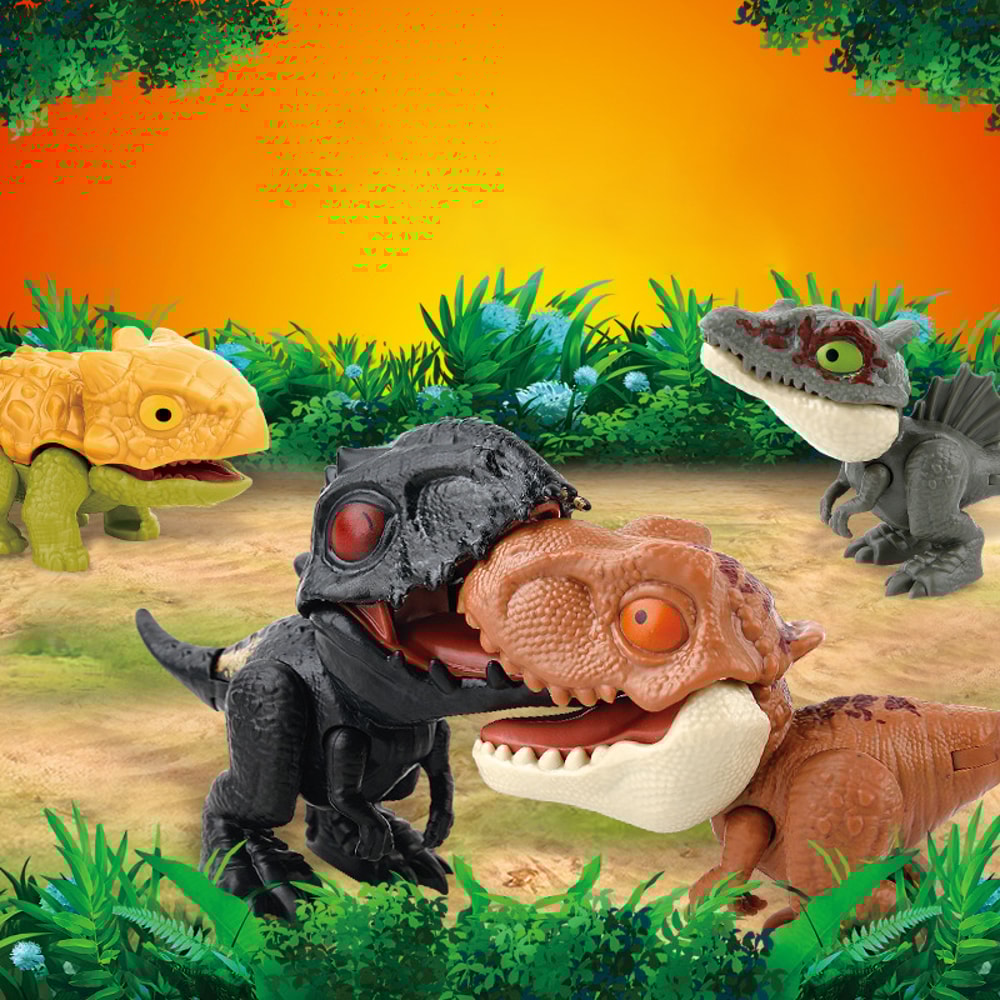 Mini Tricky Tyrannosaurus Finger Dinosaur Toys Fun Interactive Kids Gift 2