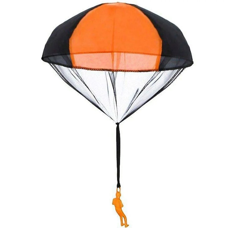 Funny Outdoor Kids Parachute Toy With Mini Soldier Figurines For Fun Flying Games 6