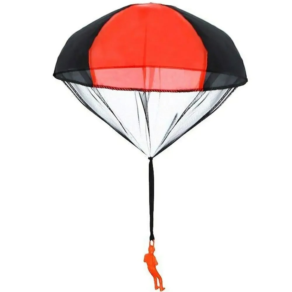 Funny Outdoor Kids Parachute Toy With Mini Soldier Figurines For Fun Flying Games 7