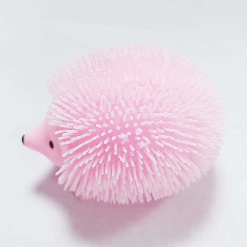 Cute Animal Stress Relief Fidget Squeeze Ball Glitter Spiky Sensory Toy For Adults 4
