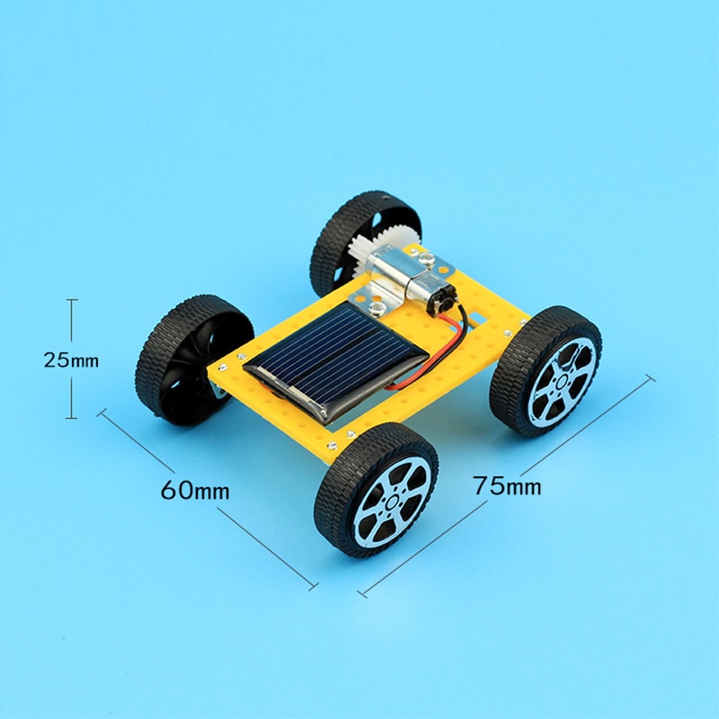 DIY Mini Solar Powered Toy Car For Kids Assembled Energy Powered Car Childrens EcoFriendly Toy Gi 2