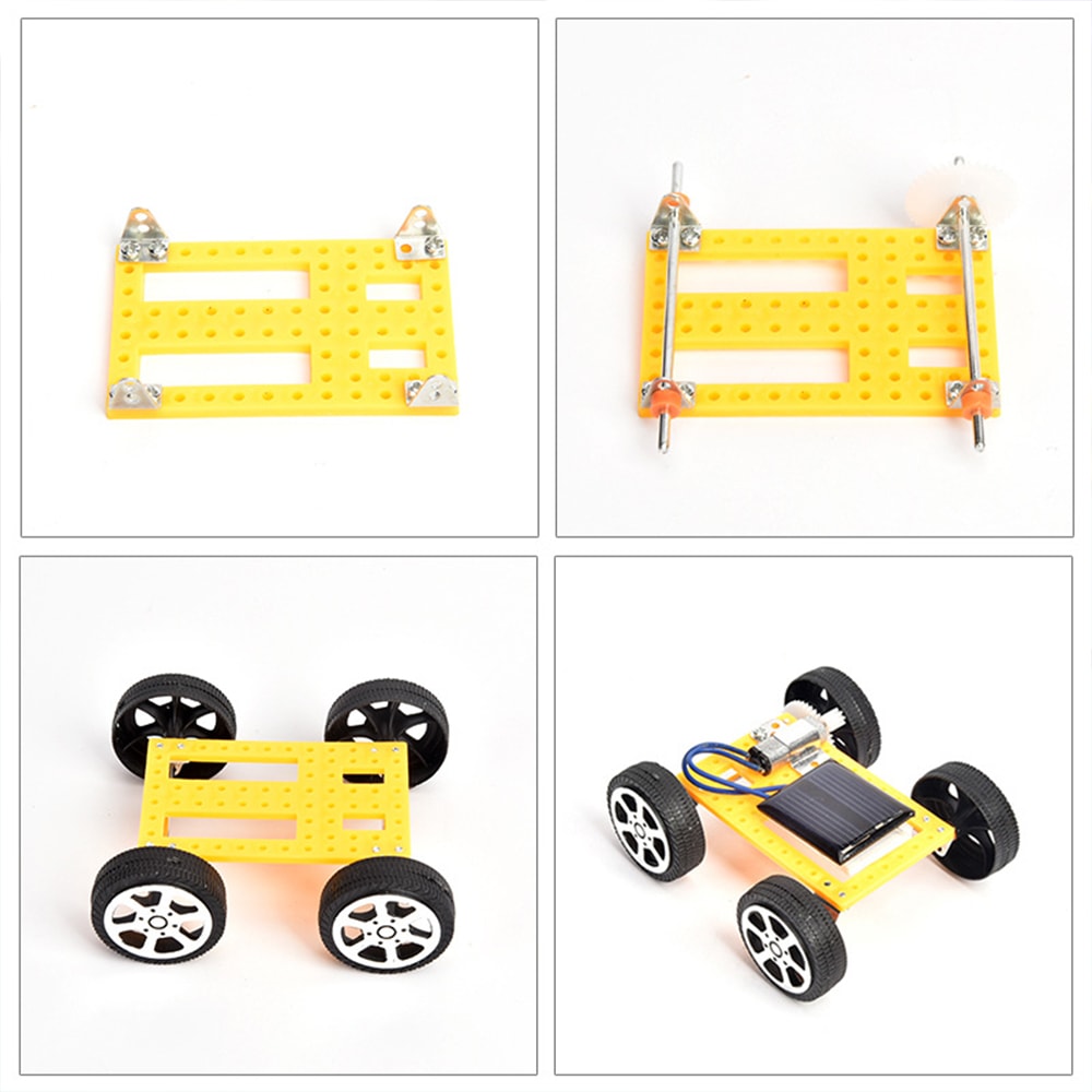 DIY Mini Solar Powered Toy Car For Kids Assembled Energy Powered Car Childrens EcoFriendly Toy Gi 3
