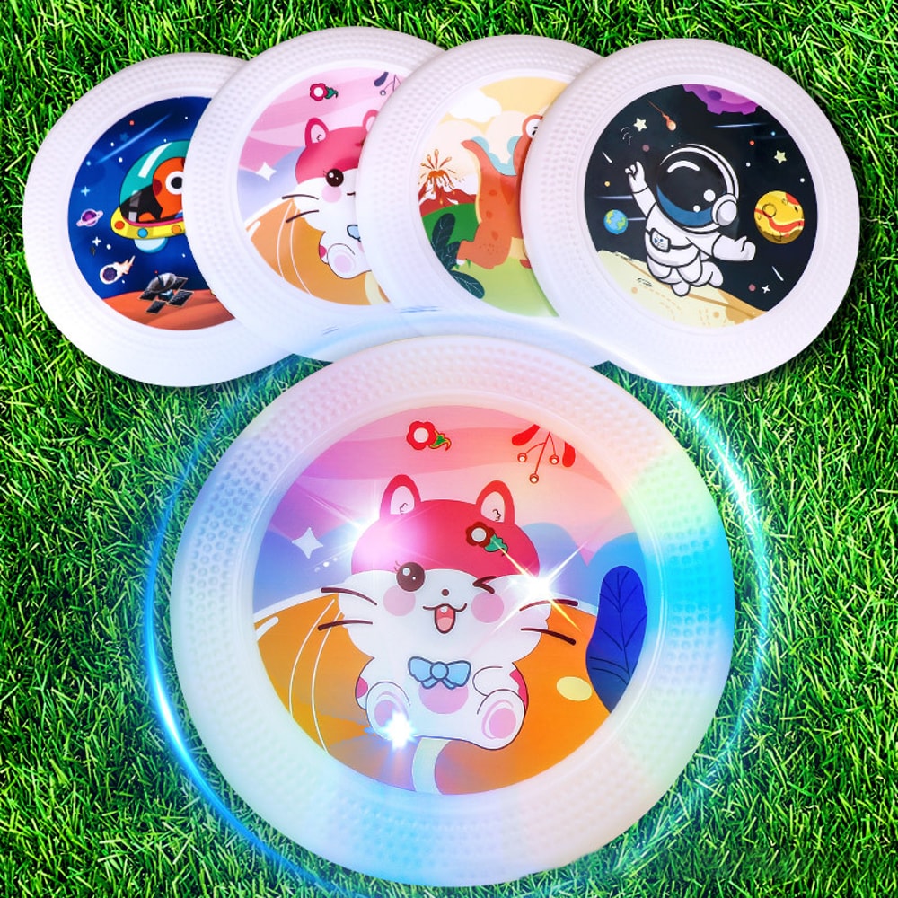 Outdoor LED Flying Saucer Toy Interactive ParentChild Pet Training UFO Toy For Kids And Dogs Fash 2