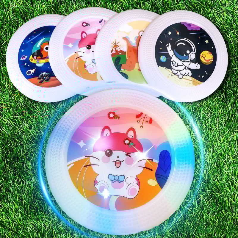 Outdoor LED Flying Saucer Toy Interactive ParentChild Pet Training UFO Toy For Kids And Dogs Fash 2