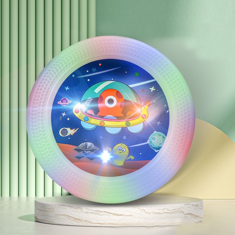 Outdoor LED Flying Saucer Toy Interactive ParentChild Pet Training UFO Toy For Kids And Dogs Fash 6