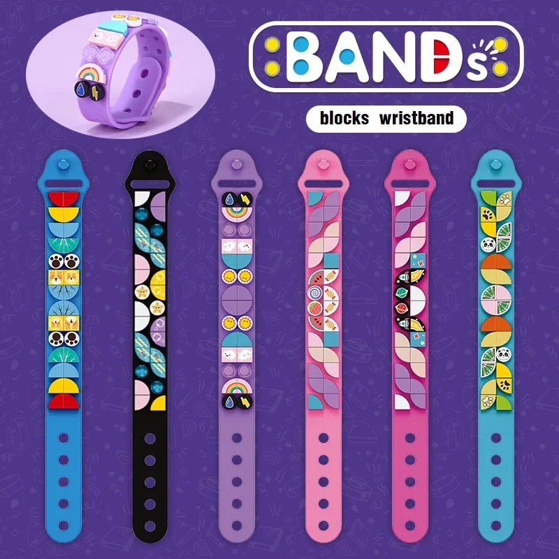 DIY Kids Silicone Bracelet Kit Creative Friendship Bracelet Making Set For Birthday Gifts 0