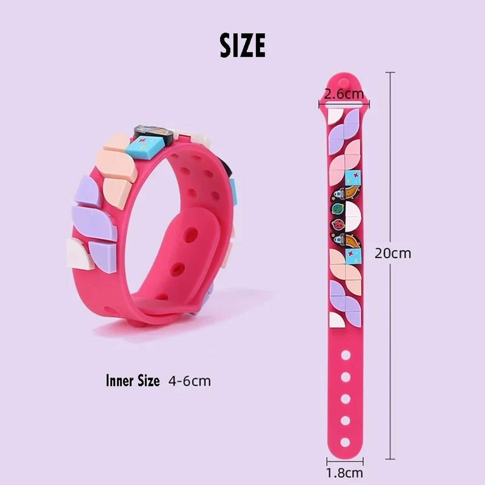 DIY Kids Silicone Bracelet Kit Creative Friendship Bracelet Making Set For Birthday Gifts 4