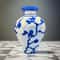 DIY Blue And White Porcelain Vase Puzzle Building Blocks Educational Gift For Children 2