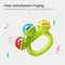 Newborn Hand Rattle Ball Baby Toy Safe Sensory Grasping Bell For Infants 2