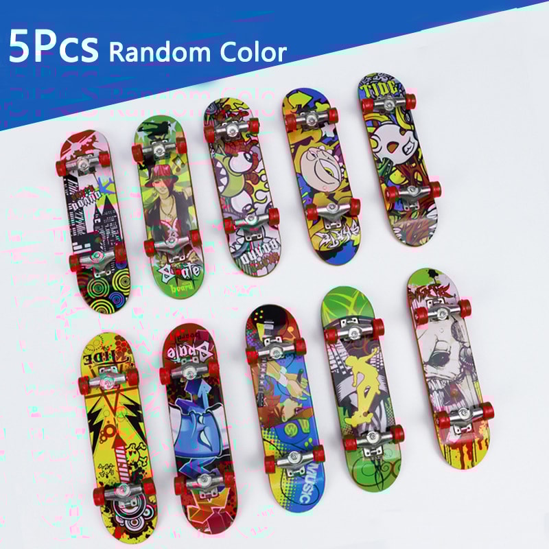 Mini Finger Skateboard Tech Truck Toy Alloy Stent Tabletop Finger Board For Kids 3