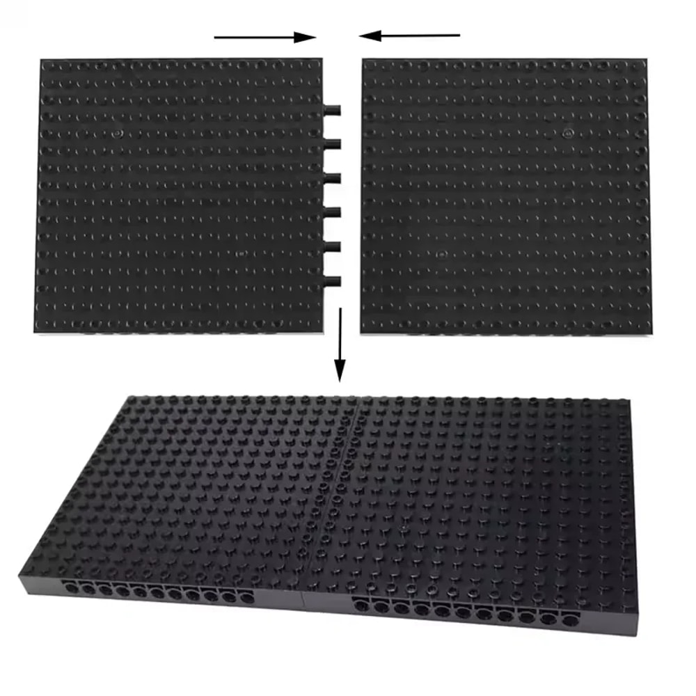 Dots Baseplate Splice Brick DIY MOC Connect Module For Building 3
