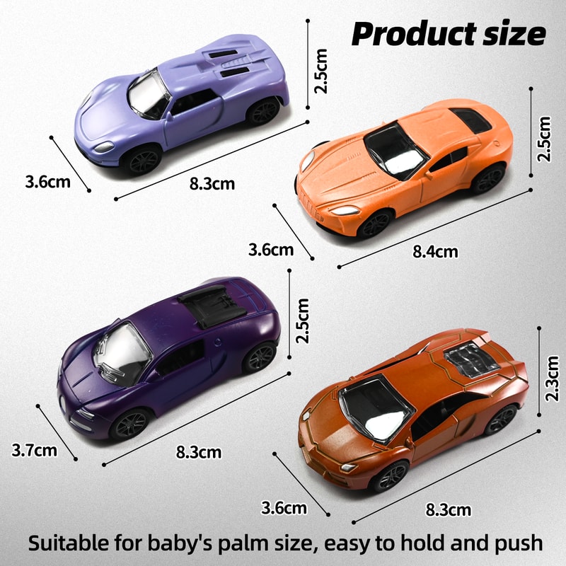 Color Changing Magic Mini Car Pull Back Alloy Racing Car For Kids Birthday Gift 7
