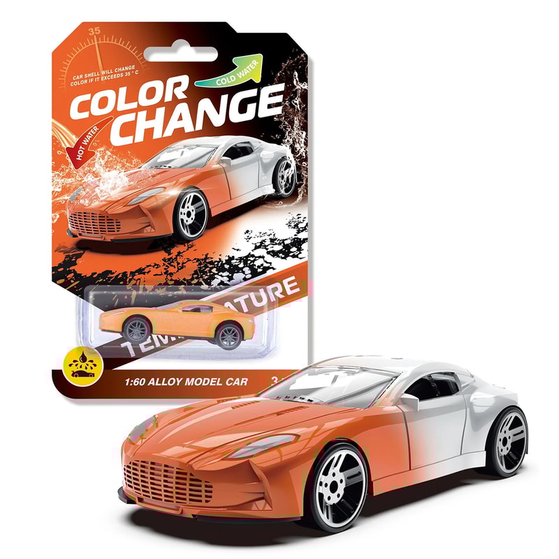 Color Changing Magic Mini Car Pull Back Alloy Racing Car For Kids Birthday Gift 0