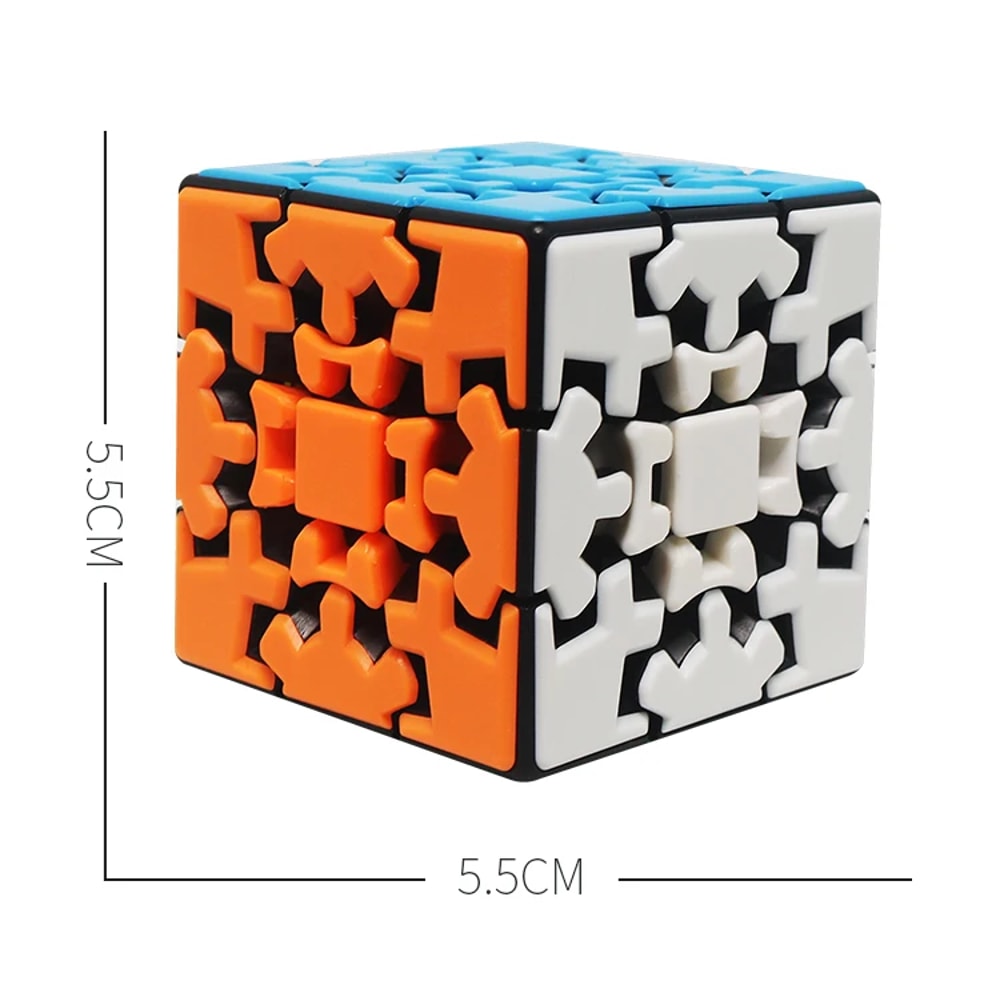 Kids Gear Magic Cube Puzzle Professional Speed Gear Puzzle For Kids 4