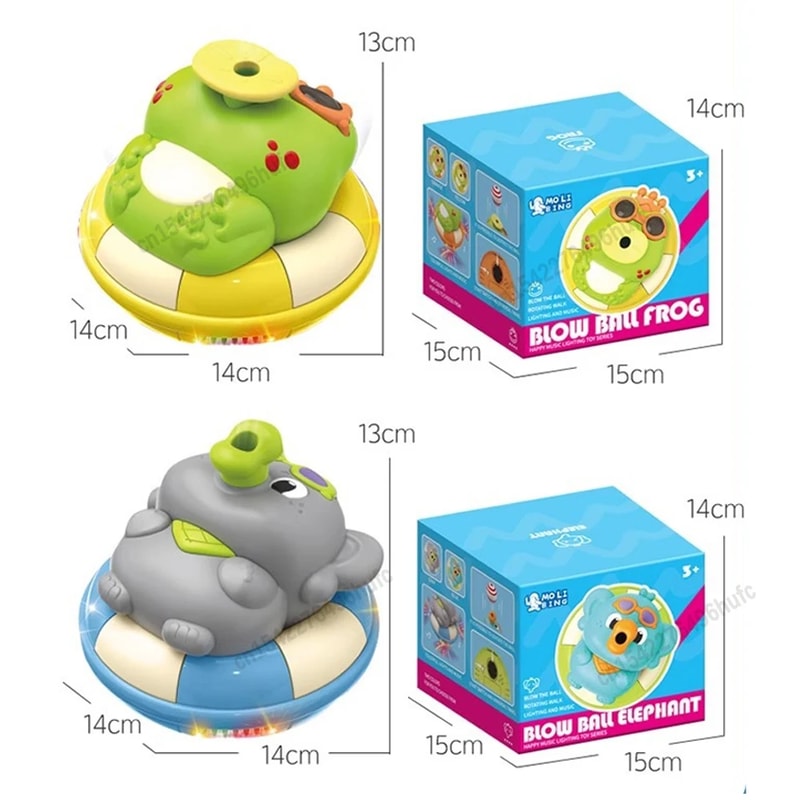 Fun Electric Elephant Sliding Car With Obstacle Avoidance Music And Light Interactive Toy For Kids 4