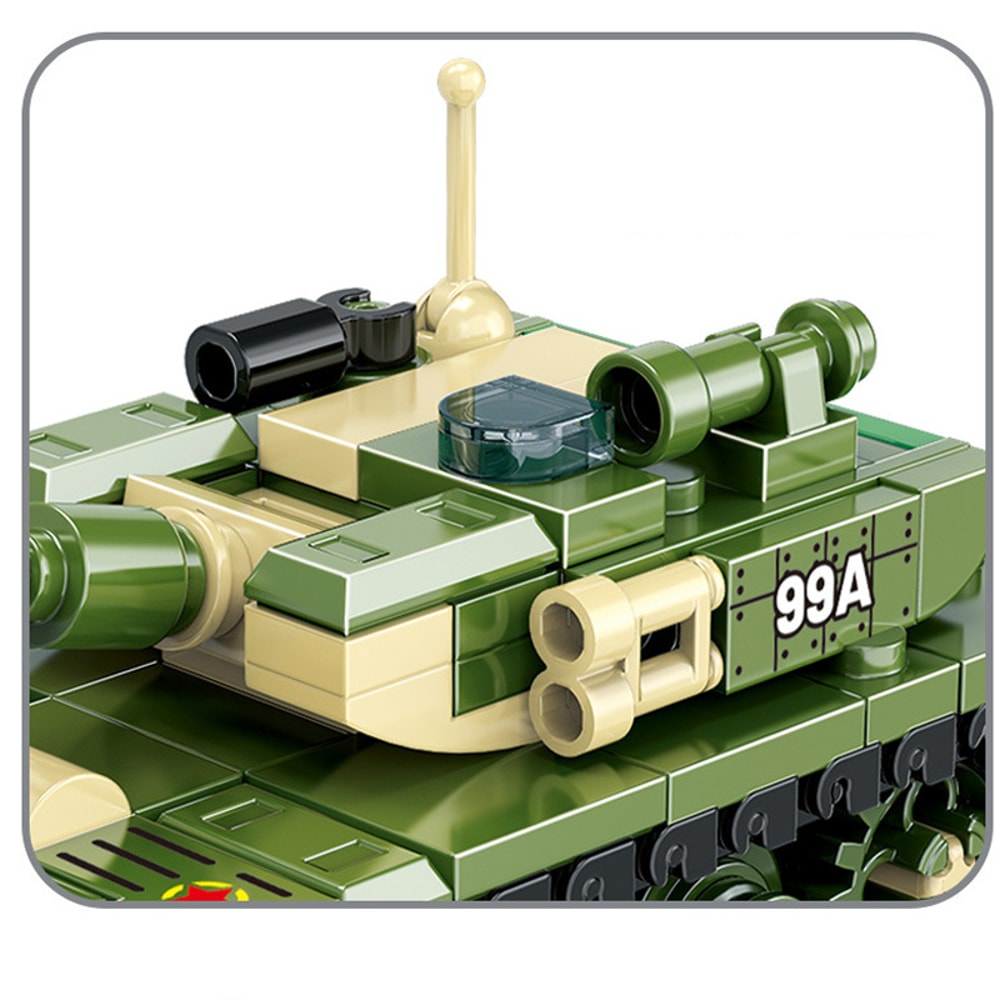 King Tiger Tank Military Building Blocks Set WWII Heavy Tank DIY Model For Kids And Collectors 2