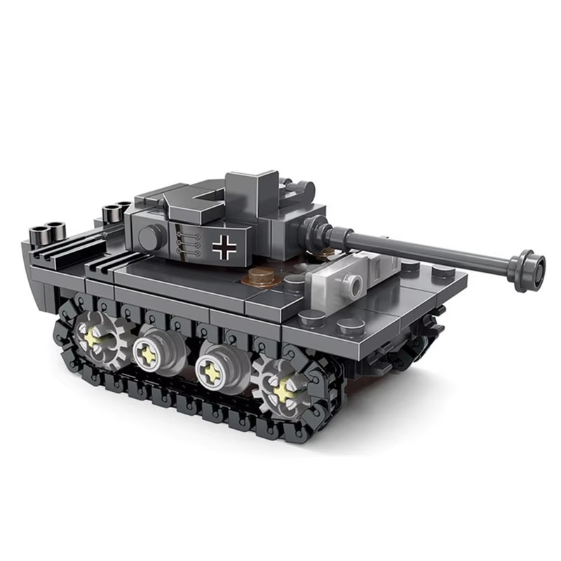 King Tiger Tank Military Building Blocks Set WWII Heavy Tank DIY Model For Kids And Collectors 3