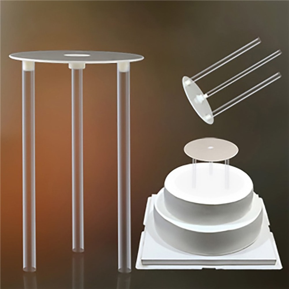 MultiLayer Cake Support Frame For Easy Cake Decoration Adjustable Dessert Stand For DIY Cake Layer 0