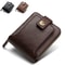 Vintage Mens Wallet PU Leather Short Purse Durable Zipper Clutch For Men 2