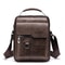 Mens Leather Crossbody Sling Bag Durable HighQuality Travel Pack For Men 4