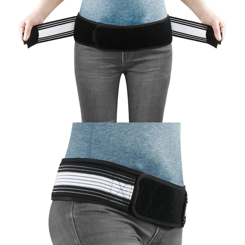 Adjustable SI Joint Belt For Hip Lower Back Pain Relief Supportive Postpartum Pregnancy Girdle 1
