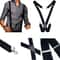 Heavy Duty Mens Suspenders Adjustable Elastic XBack Braces With Strong Clips 1