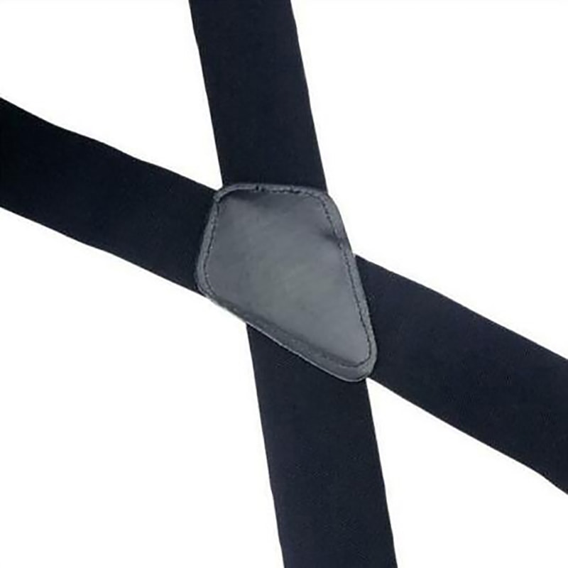 Heavy Duty Mens Suspenders Adjustable Elastic XBack Braces With Strong Clips 4