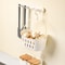 Hanging Bathroom Drain Basket With Rack Shower Sink Organizer For Kitchen Sundries 2