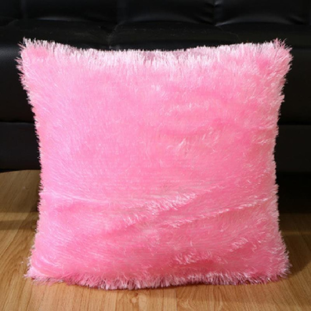 Soft Plush Velvet Cushion Cover Luxurious Fluffy Sofa Pillow Case For Cozy Home Decor 4