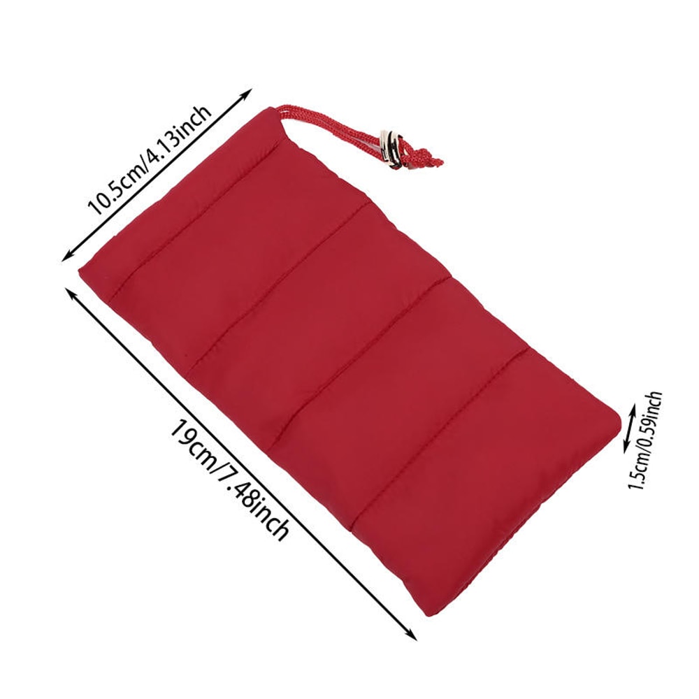 Down Cotton Sunglasses Case Portable Drawstring Eyeglasses Organizer For Glasses Reading Eyewear A 6