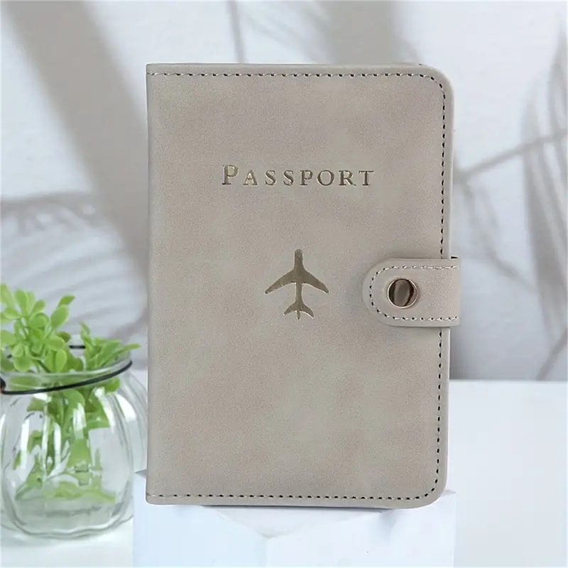 Travel Passport Cover For Men And Women PU Leather Wallet With Card Slots 3