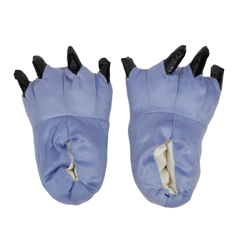 Winter Warm Soft Indoor Floor Slippers For Men And Women Plush Animal Paw Claw Dinosaur ChristmasT 3