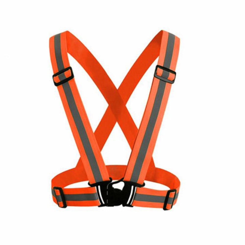 Reflective Safety Vest For Night Running Riding Adjustable Comfortable And Visible For Adults Ch 4