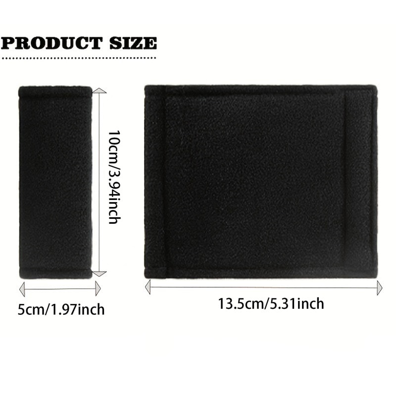 Car Roof Armrest Suede Cover Premium Auto Interior Pull Handle Gloves Protection 8