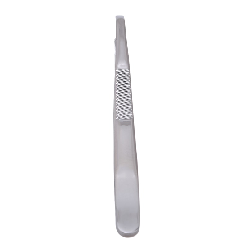 Stainless Steel Slant Tip Tweezers For Eyebrows And Eyelashes Professional Makeup Tool 1