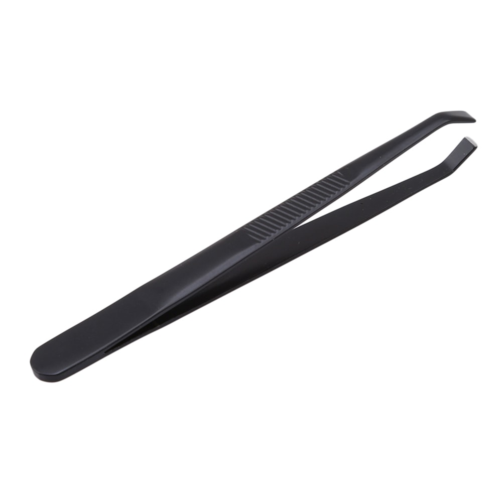 Stainless Steel Slant Tip Tweezers For Eyebrows And Eyelashes Professional Makeup Tool 4