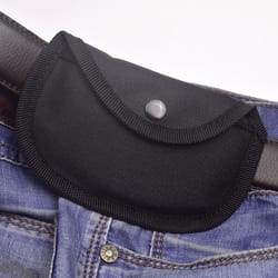 shockproof waist pouch with soft lining & hanging buckle for finger tiger protection