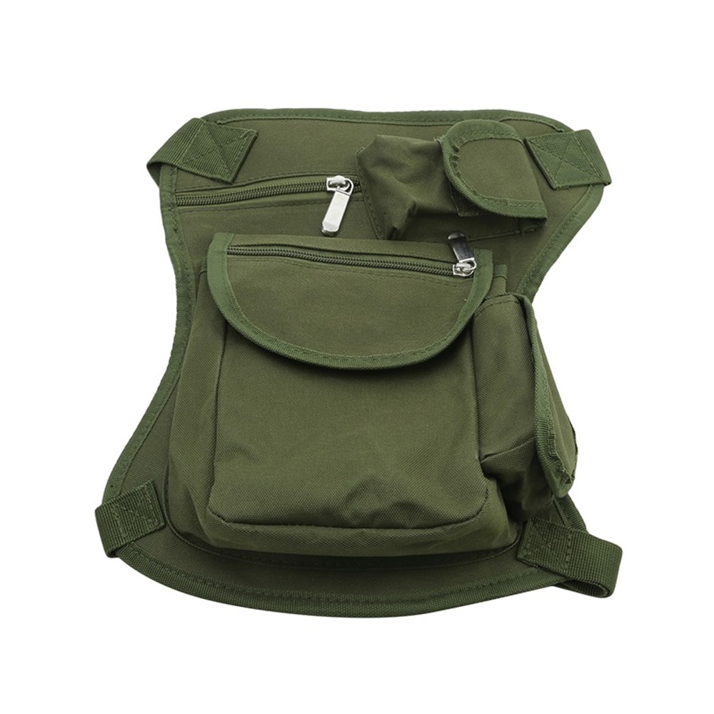 HighQuality Canvas Mens Drop Waist Fanny Pack Durable Belt Bag For Bicycle Motorcycle Use Work An 3