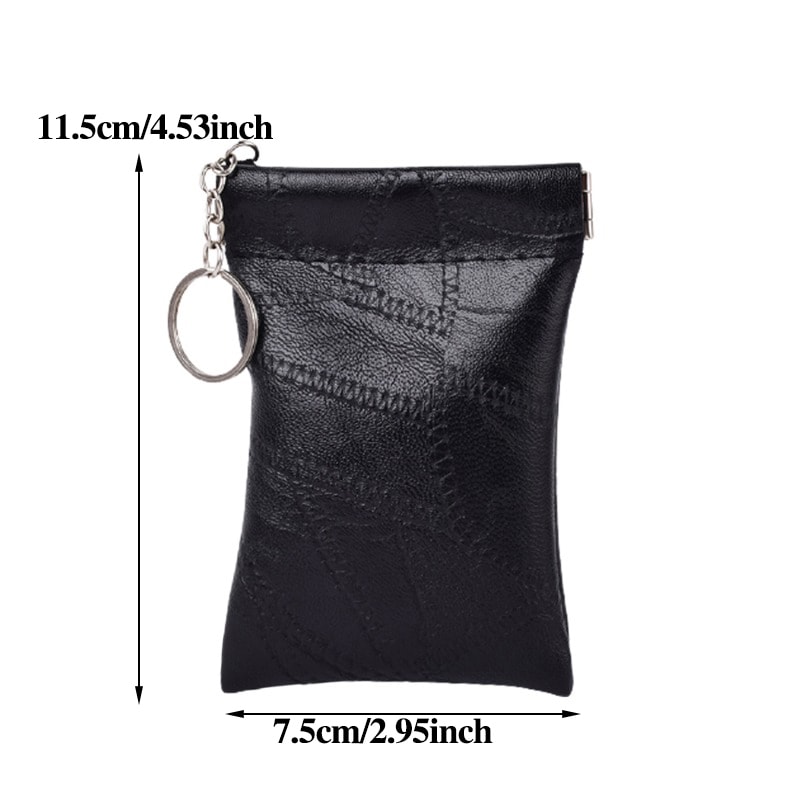 High Capacity Key Wallet For Women Men Compact Coin Key Organizer Simple Durable Key Holder Cas 7
