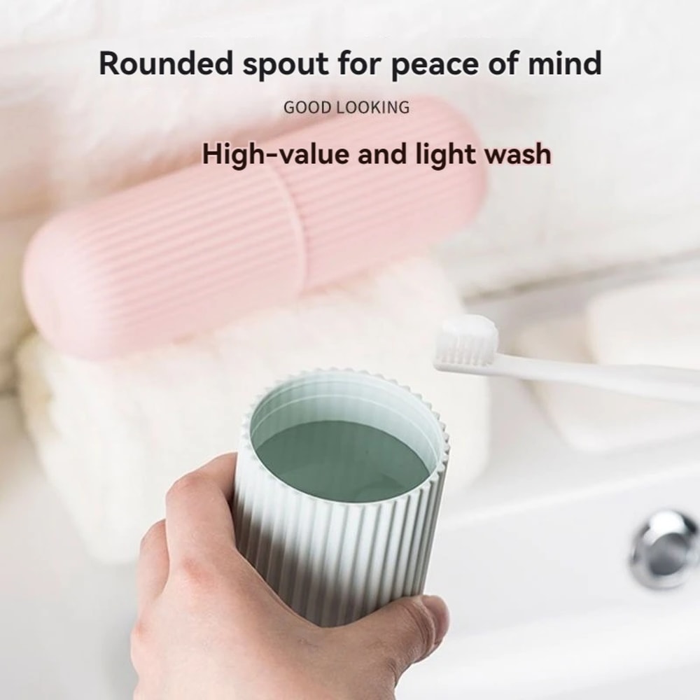 Portable Toothbrush Toothpaste Holder Case For Travel And Camping Protect Your Toothbrush From Di 8