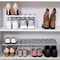 Adjustable Plastic Shoe Rack MultiTier Storage Organizer For Sneakers Slippers Space Saving Desi 0